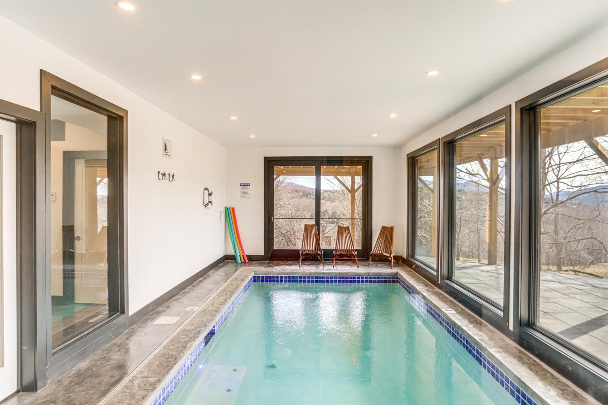 Custom Windham Mtn Villa With Pool, Theater And Views! Luaran gambar